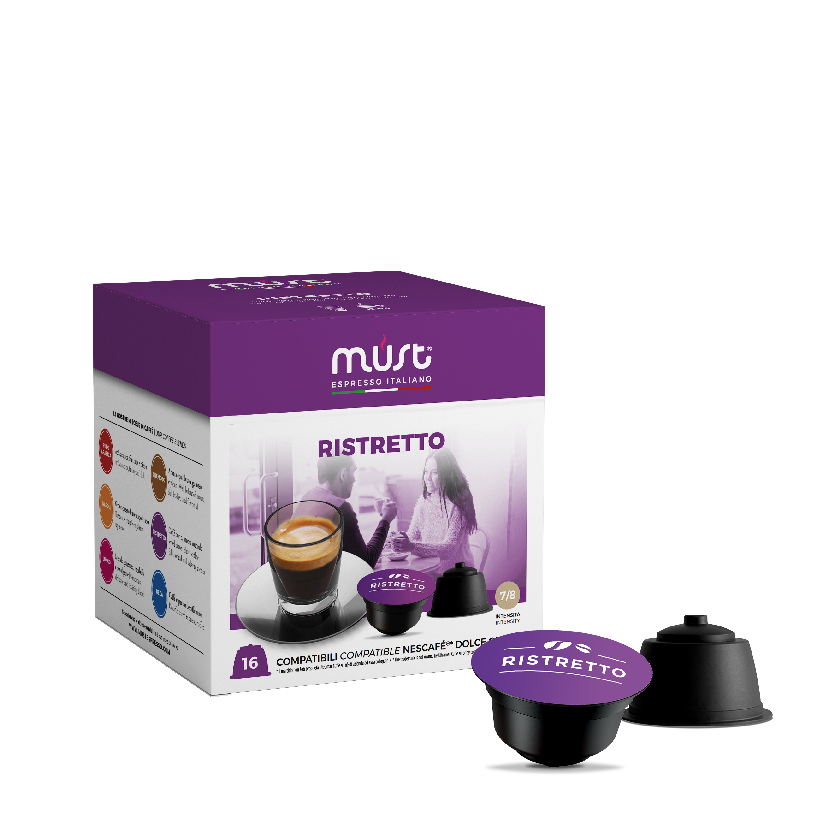 Ristretto  16 compatible capsules - Must espresso