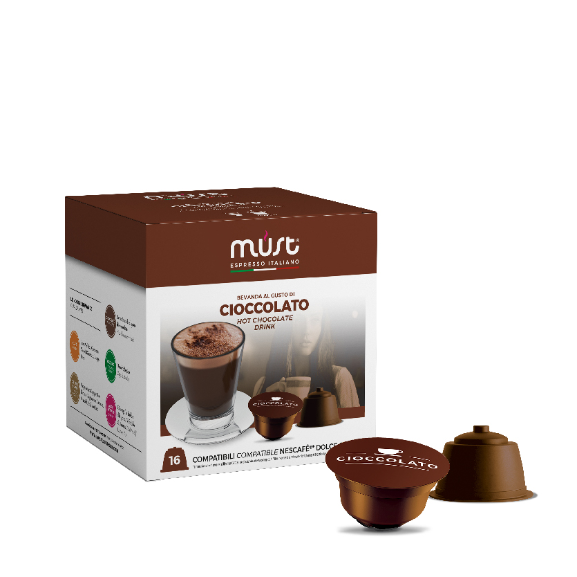 Hot Chocolate Drink  16 compatible capsules - Must espresso