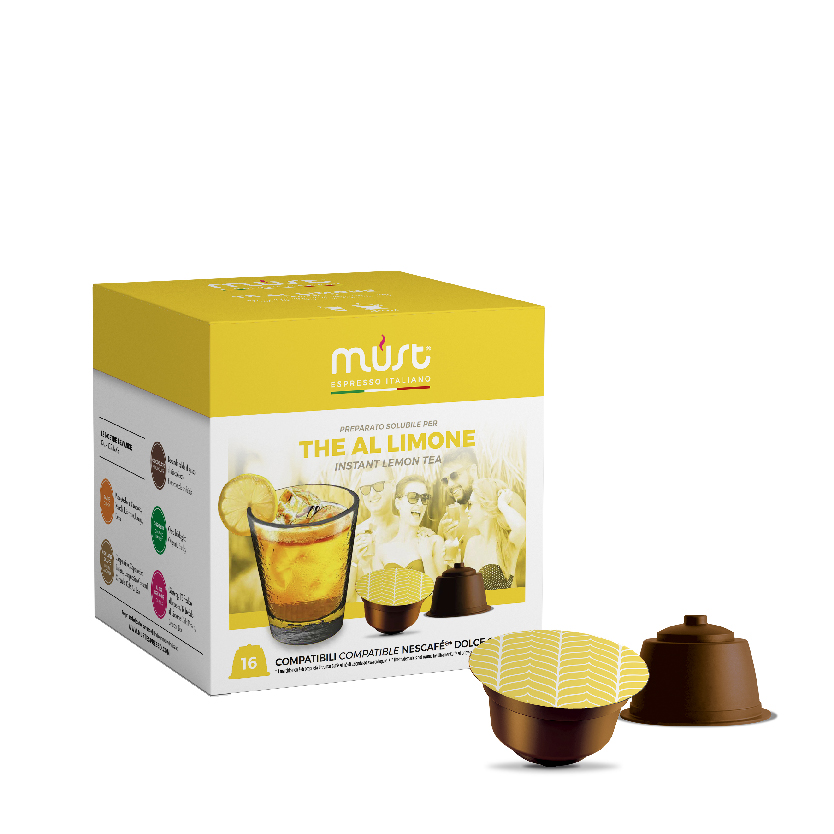 Lemon Tea Drink  16 compatible capsules - Must espresso